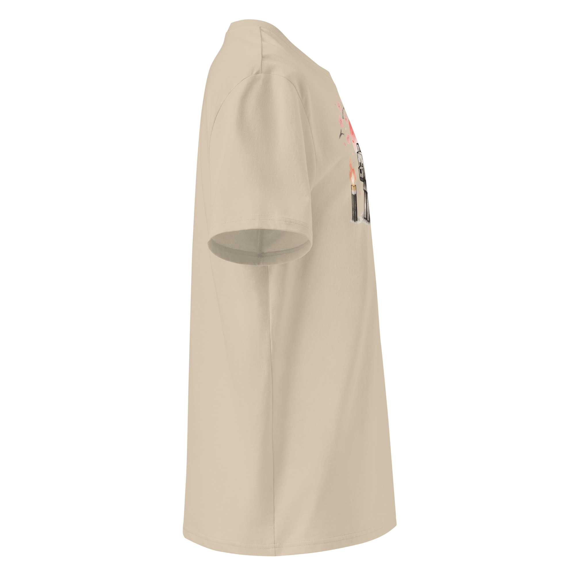 T-shirt loup minecraft japonais coton bio unisex – Image 35