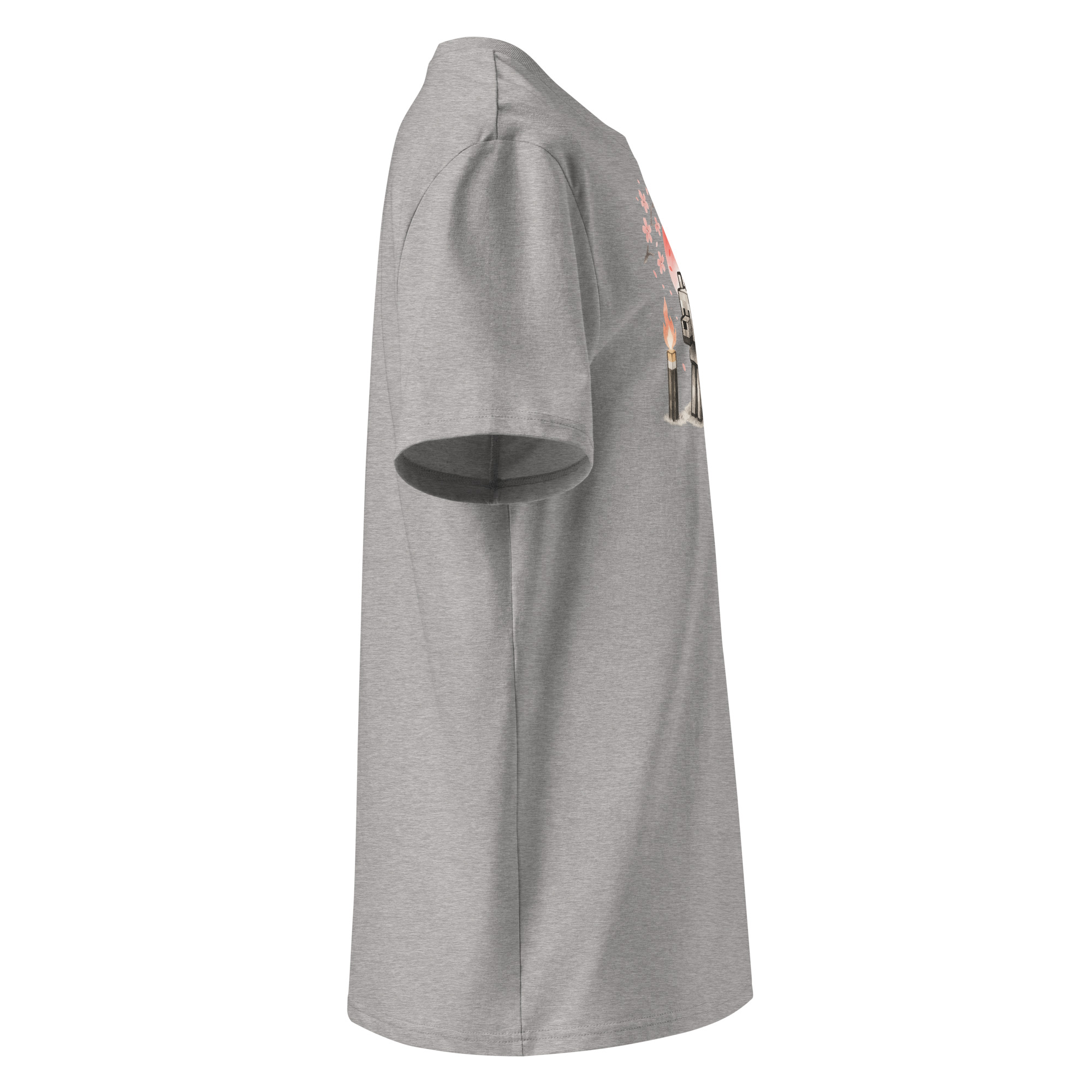 T-shirt loup minecraft japonais coton bio unisex – Image 31