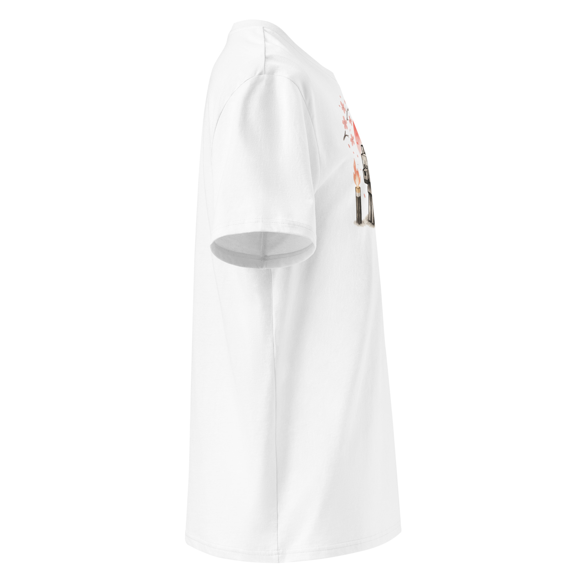 T-shirt loup minecraft japonais coton bio unisex – Image 51